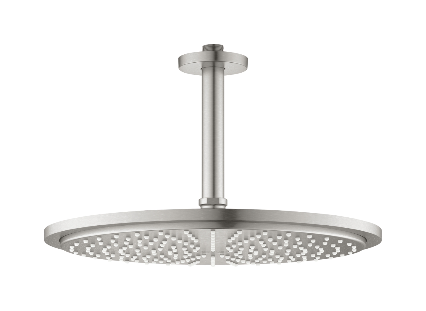 Grohe Rainshower horná sprcha so sprchovacím ramenom 31x31 cm okrúhly SuperSteel 26067DC0