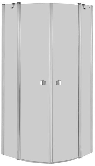Roca Capital sprchovací kút 90x90 cm polkruhová chromová lesklé/priehľadné sklo AM4309012M