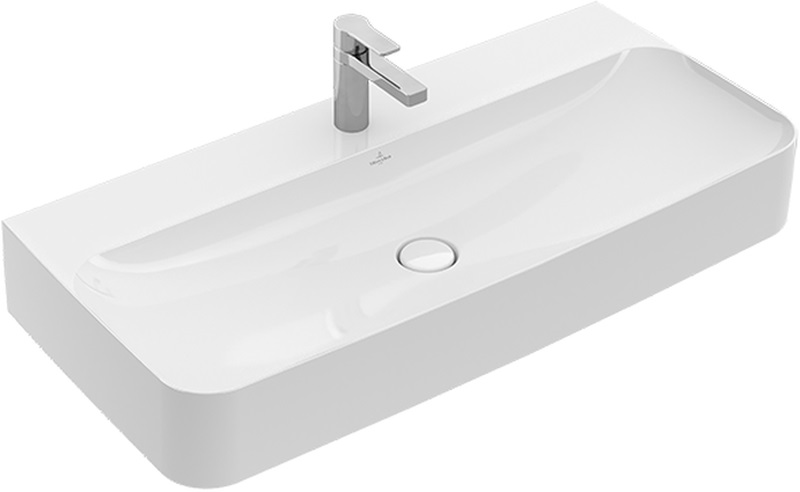 Villeroy & Boch Finion umývadlo 100x47 cm obdĺžnik klasické umývadlo biela 4168A2R1