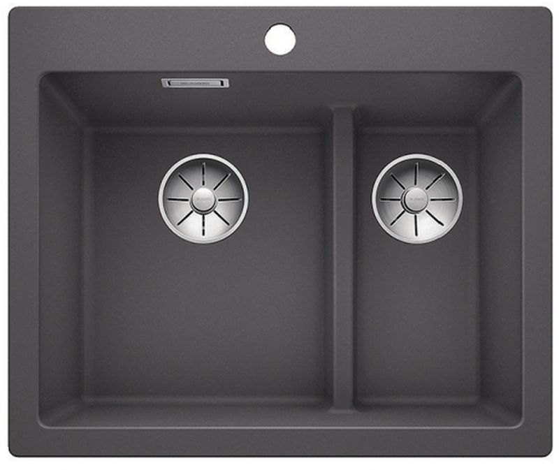 Blanco Pleon 6 Split granitový drez 61.5x51 cm sivá/grafitová/ónyxová 521690