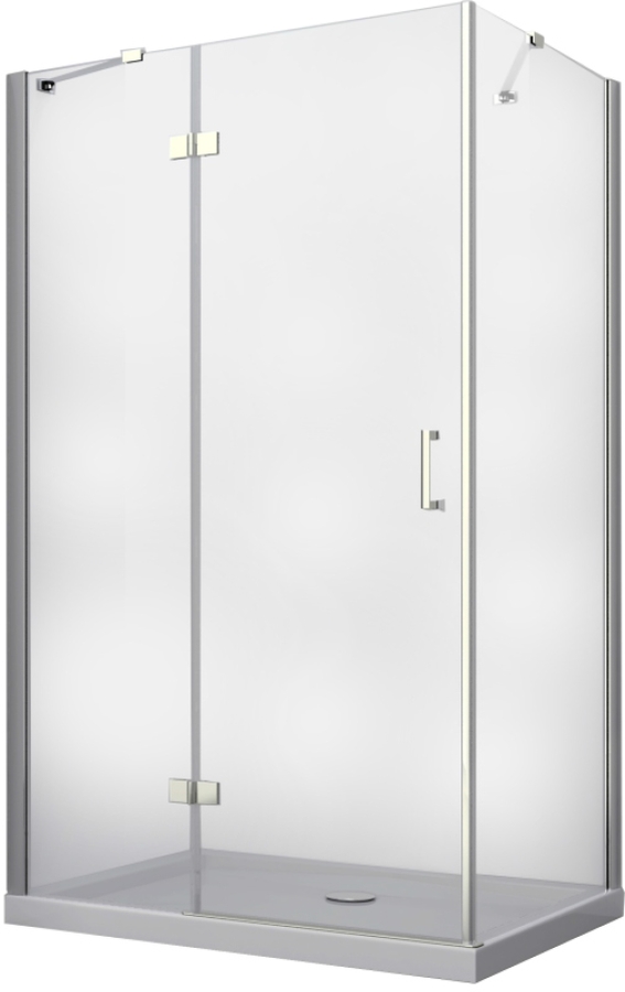 Besco Viva sprchovací kút 120x90 cm štvorcová chromová lesklé/priehľadné sklo VPL-129-195C
