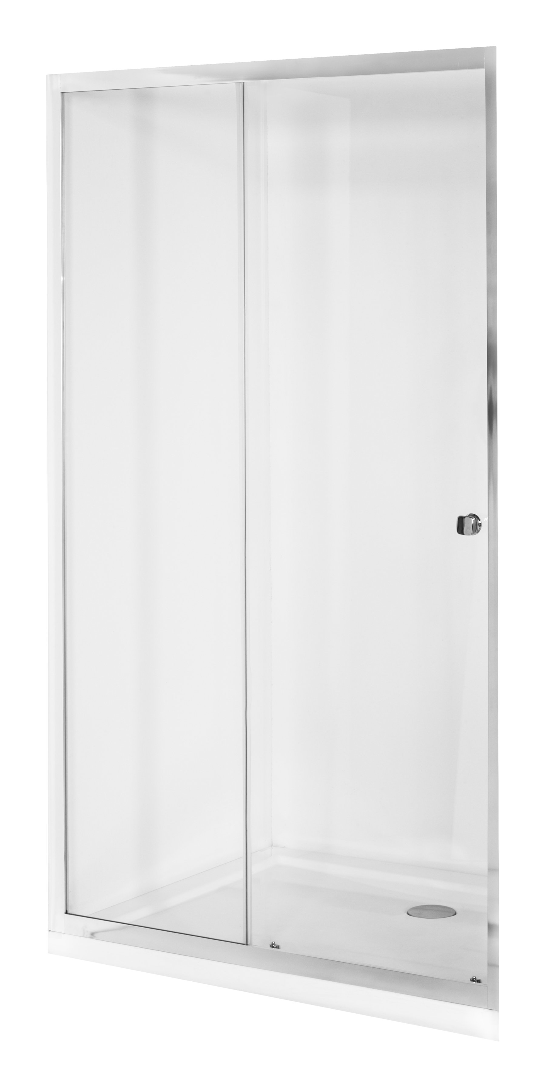 Besco Duo Slide sprchové dvere 140 cm posuvné chróm lesklá/priehľadné sklo DDS-140