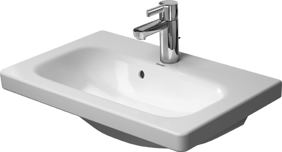 Duravit DuraStyle umývadlo 63.5x40 cm obdĺžnik umývadlo na nábytok biela lesklá 2337630000