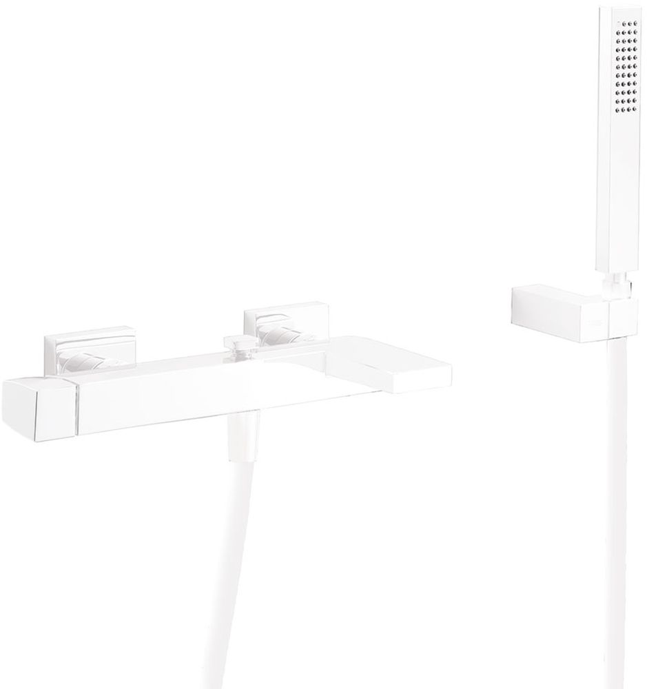 Tres Slim Exclusive vaňová/sprchová batéria nástenná biela 202.170.01.BM