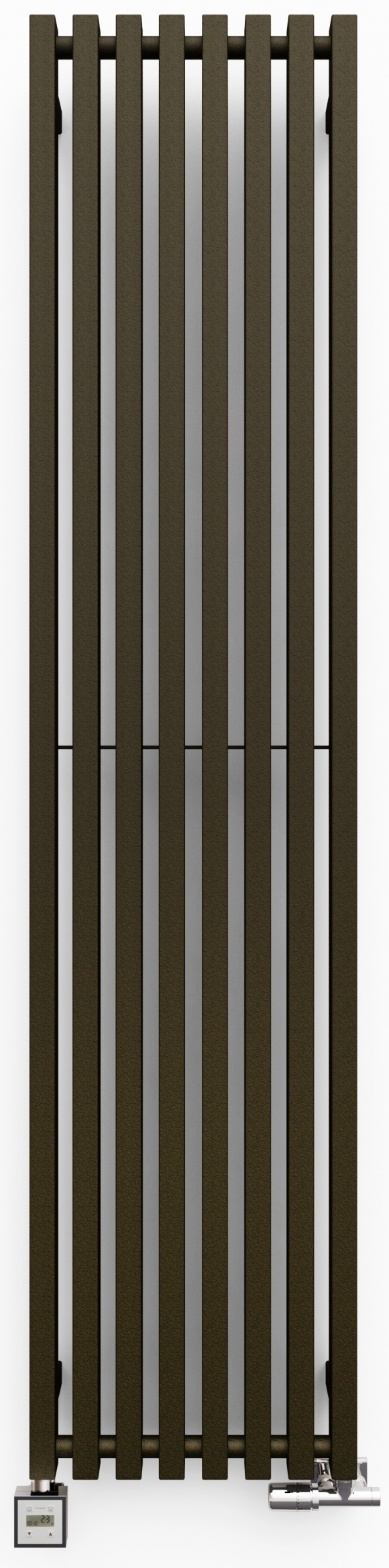 Terma Triga kúpeľňový radiátor dekoratívny 130x48 cm biela WGTRG130048K916YL