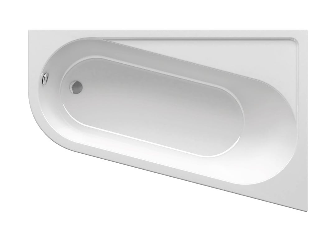 Ravak Chrome rohová vaňa 170x105 cm pravostranné biela CA41000000