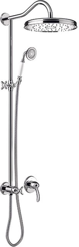 Tres Monoclasic sprchová súprava podomietková s dažďovou sprchou chrómová 242.177.03