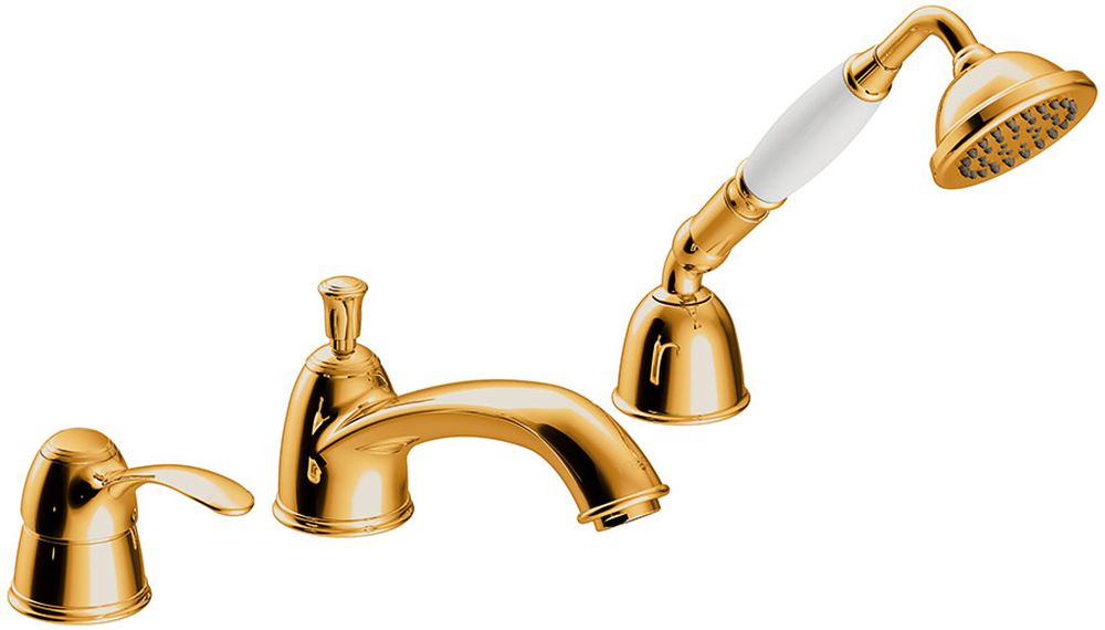 Tres Monoclasic vaňová/sprchová batéria na vaňu zlatá 242.145.01.OR
