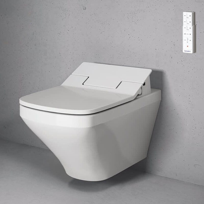 Duravit SensoWash umývacia toaleta závesná bez splachovacieho kruhu biela 631001002004300