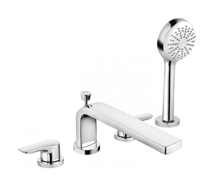 Kludi Pure&Solid vaňová/sprchová batéria na vaňu chrómová 344230575