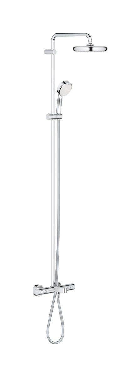 Grohe New Tempesta súprava vaňová/sprchová nástenná s termostatom StarLight Chrome 26223001