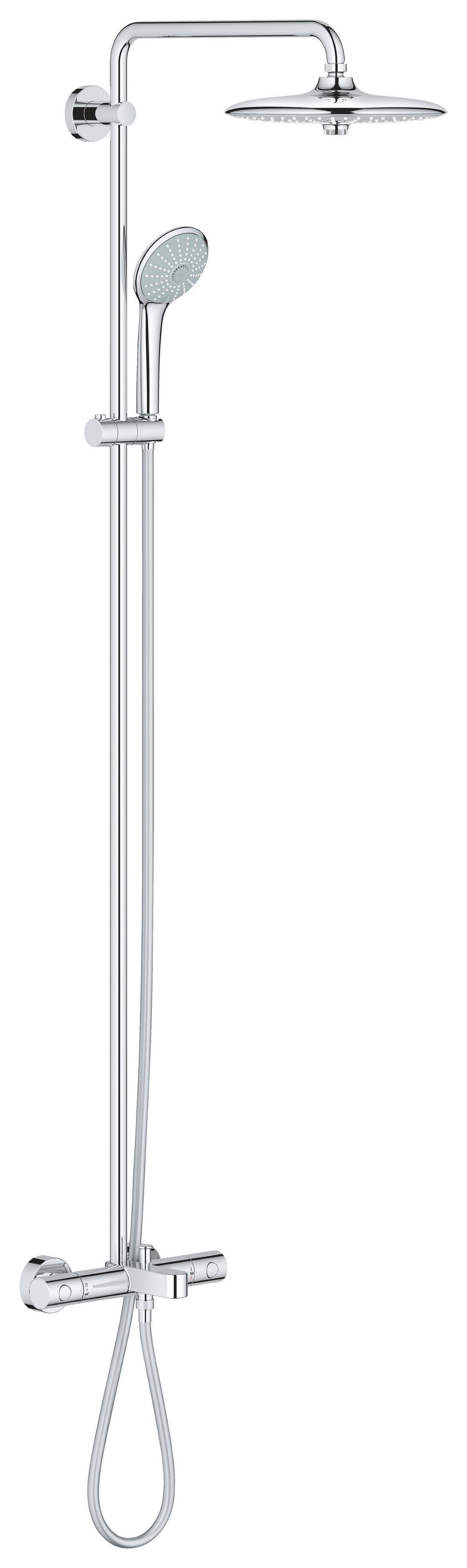Grohe Euphoria súprava vaňová/sprchová nástenná s termostatom áno StarLight Chrome 27475001