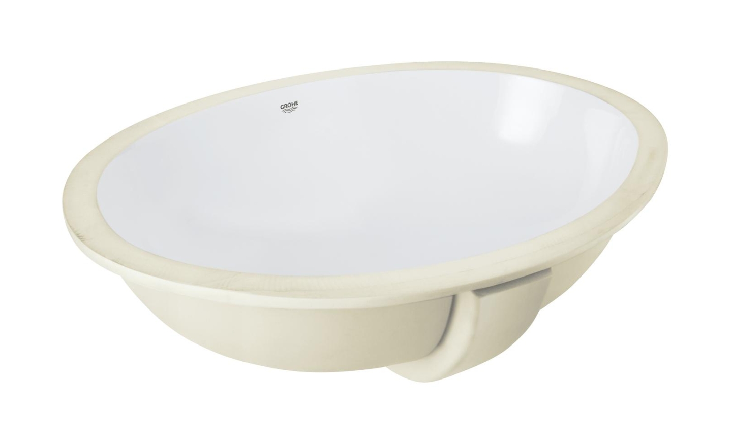 Grohe Bau Ceramic umývadlo 56x42 cm oválny podpultové umývadlo biela 39423000