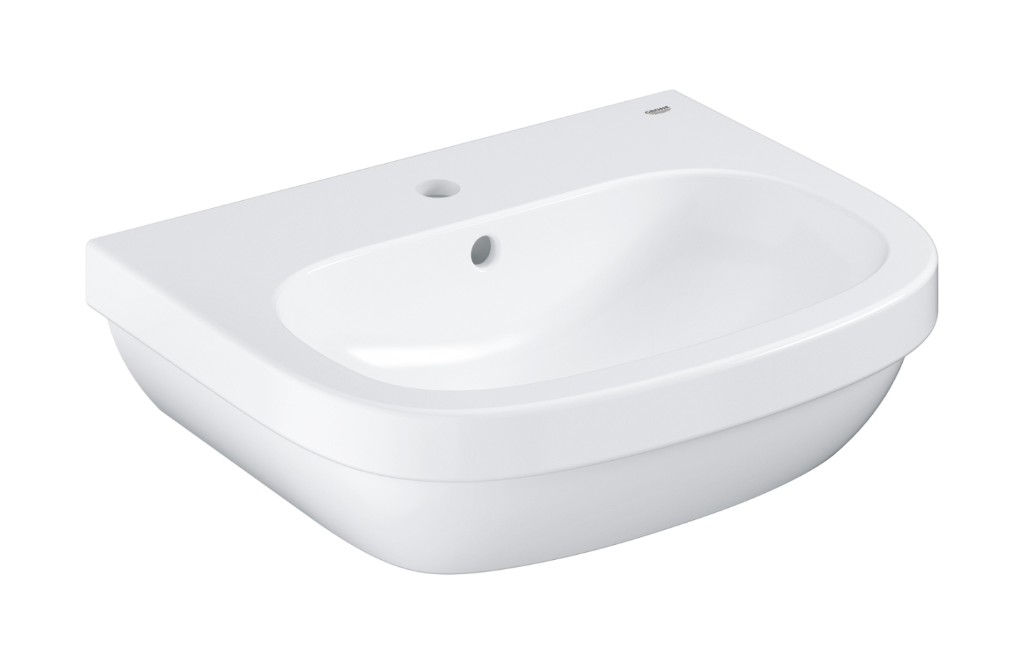 Grohe Euro Ceramic umývadlo 55x45 cm polkruhový klasické umývadlo biela 39336000