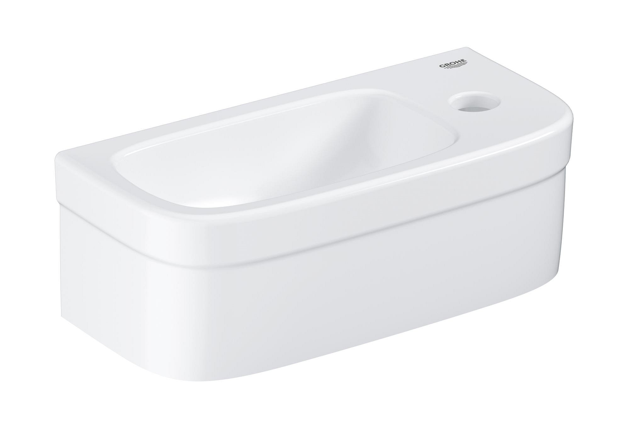 Grohe Euro Ceramic umývadlo 37x18 cm polkruhový klasické umývadlo biela 39327000