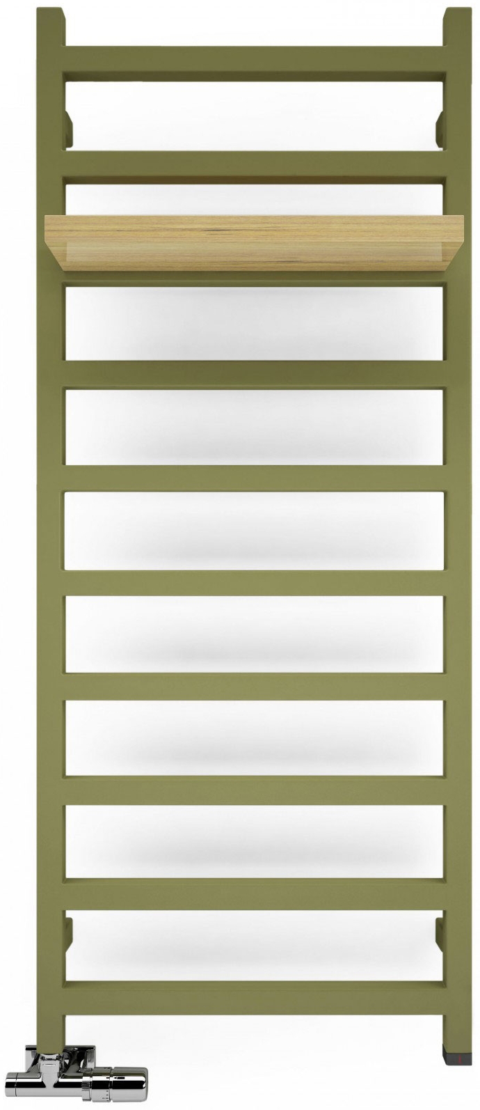 Terma Simple kúpeľňový radiátor rebríkový 120x50 cm biela WZSIE120050K916S8U