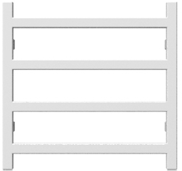 Terma Simple kúpeľňový radiátor rebríkový 144x50 cm biela WZSIE144050K916S8U