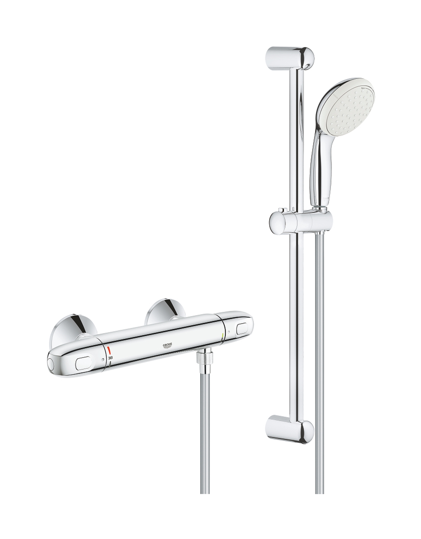 Grohe Grohtherm 1000 sprchová batéria nástenná áno chrómová 34151004