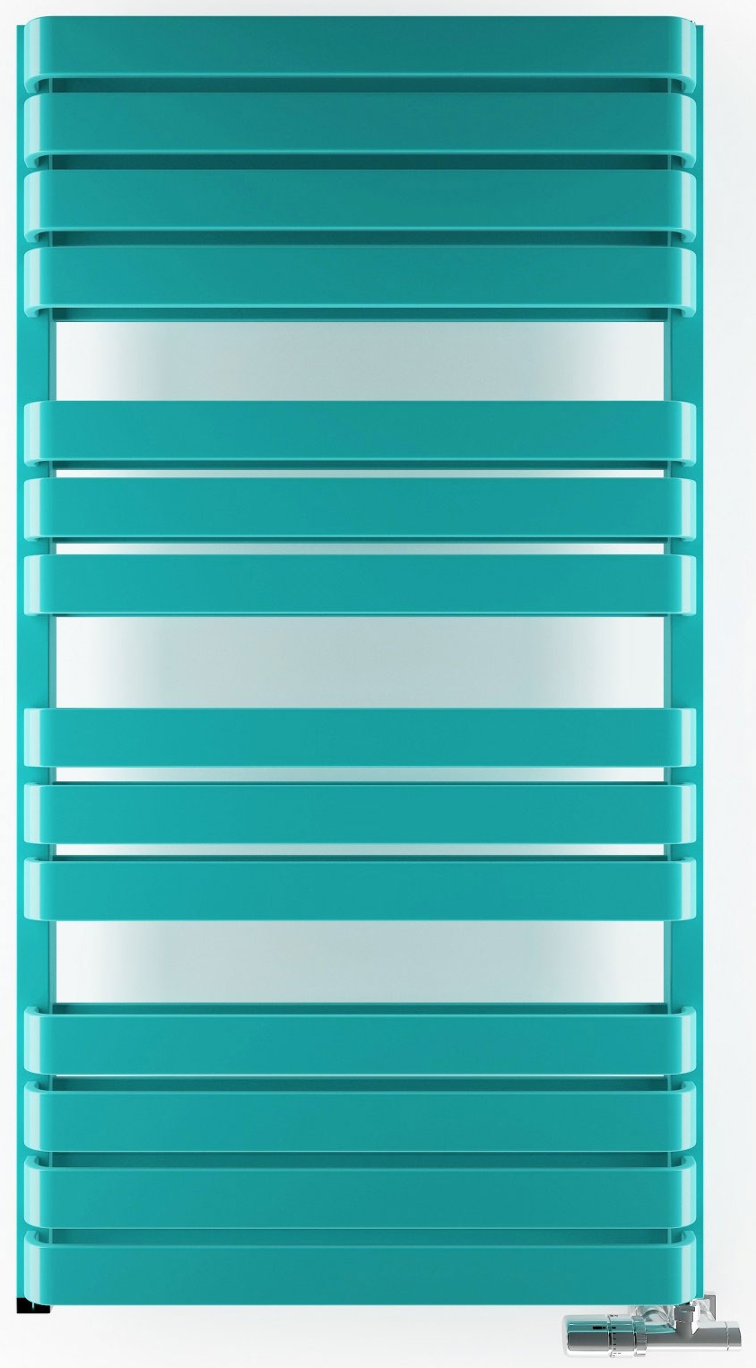 Terma Warp T Bold kúpeľňový radiátor rebríkový 111x50 cm biela WZWBN111050K916S8U