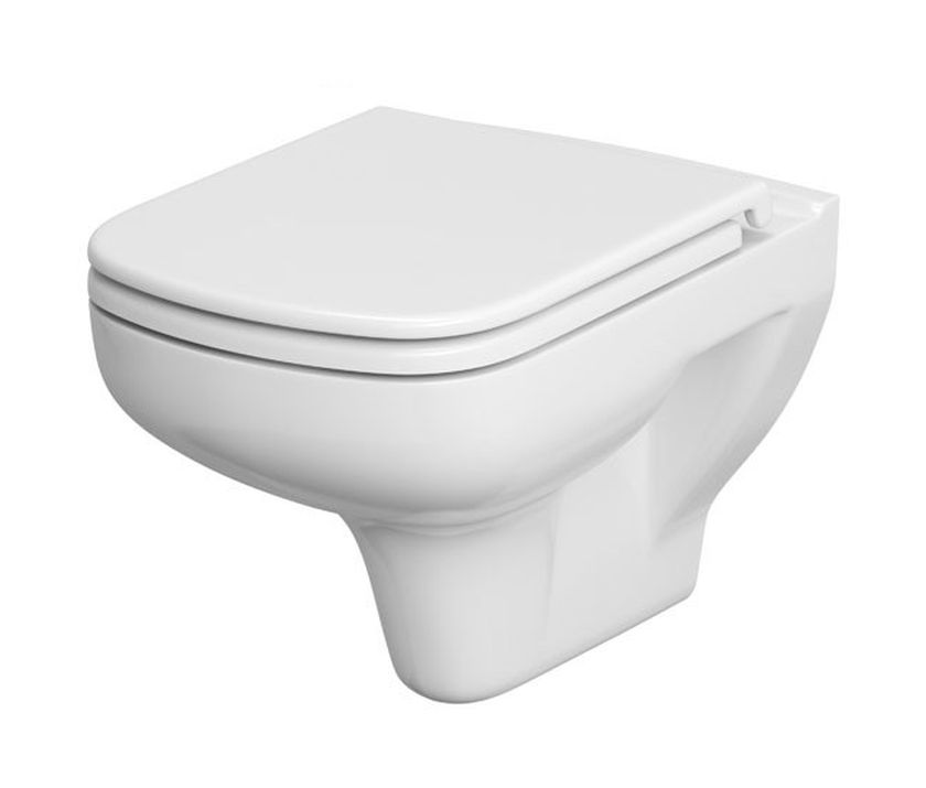 Cersanit Colour wc misa s pomaly sa sklápajúcim sedadlom závesné áno biela K701-042