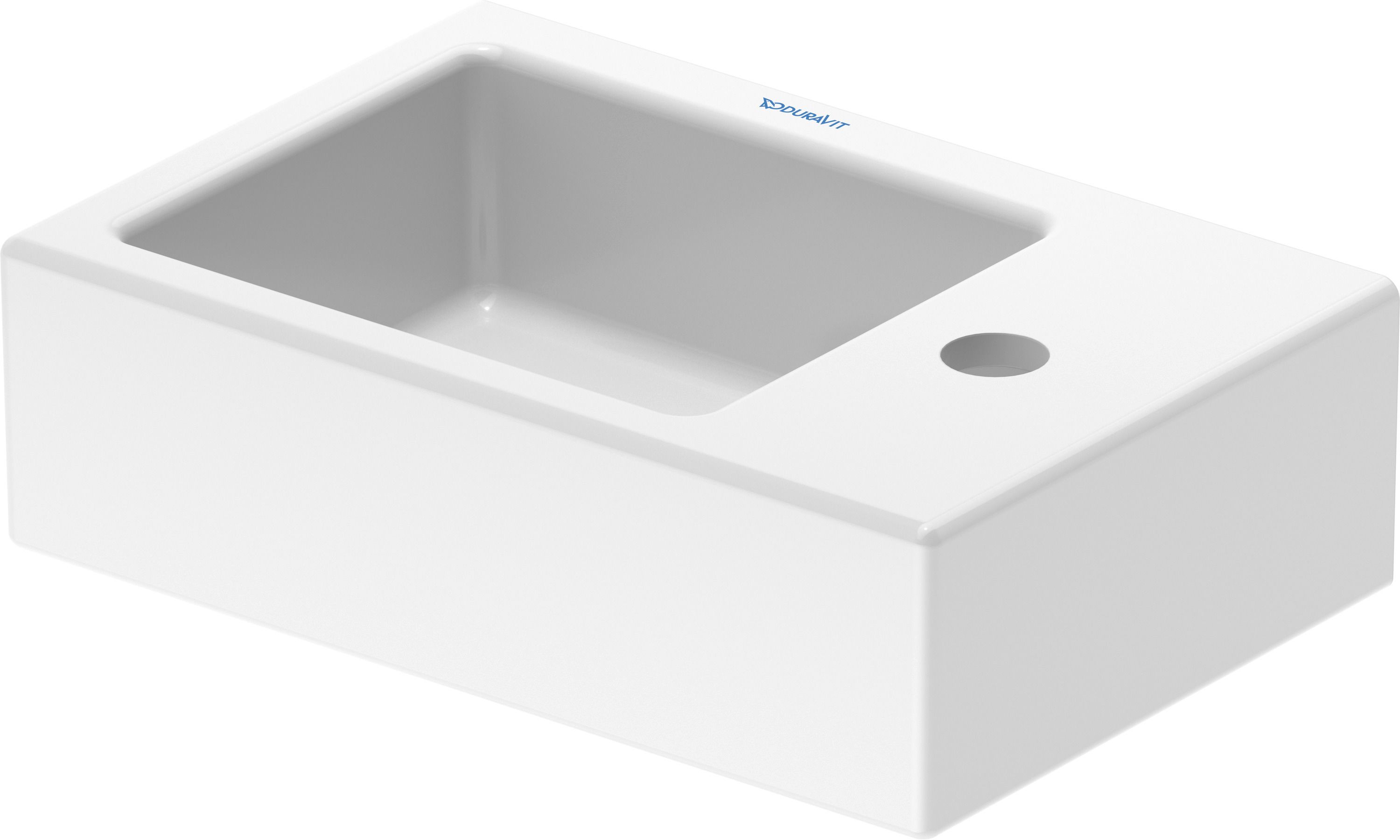 Duravit Vero Air umývadlo 38x25 cm obdĺžnik klasické umývadlo-umývadlo na nábytok biela 0724380000