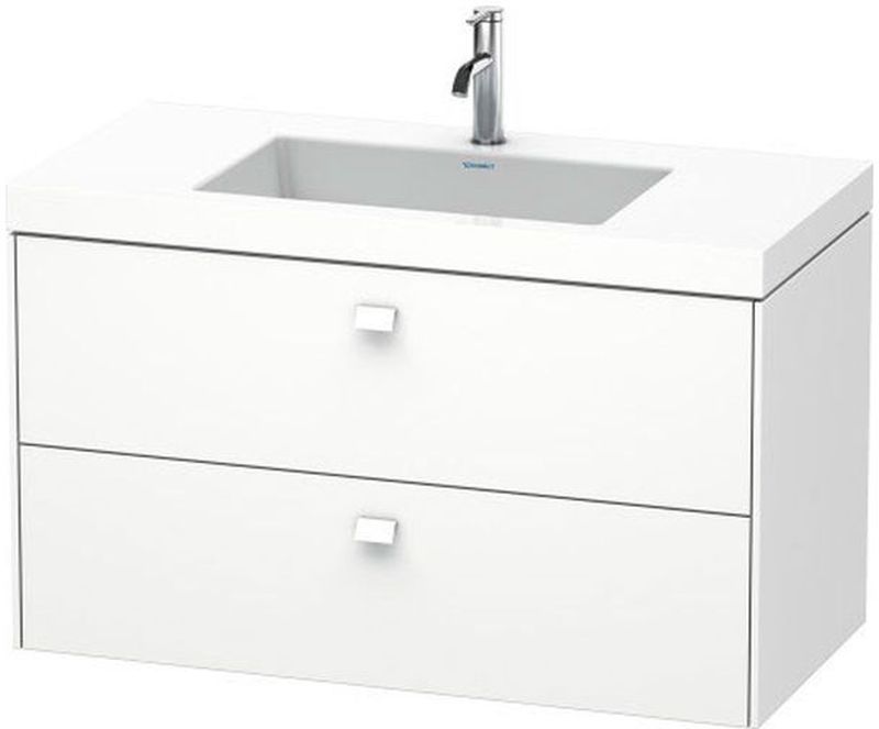 Duravit Brioso umývadlo so skrinkou 100 cm biela BR4607O1818