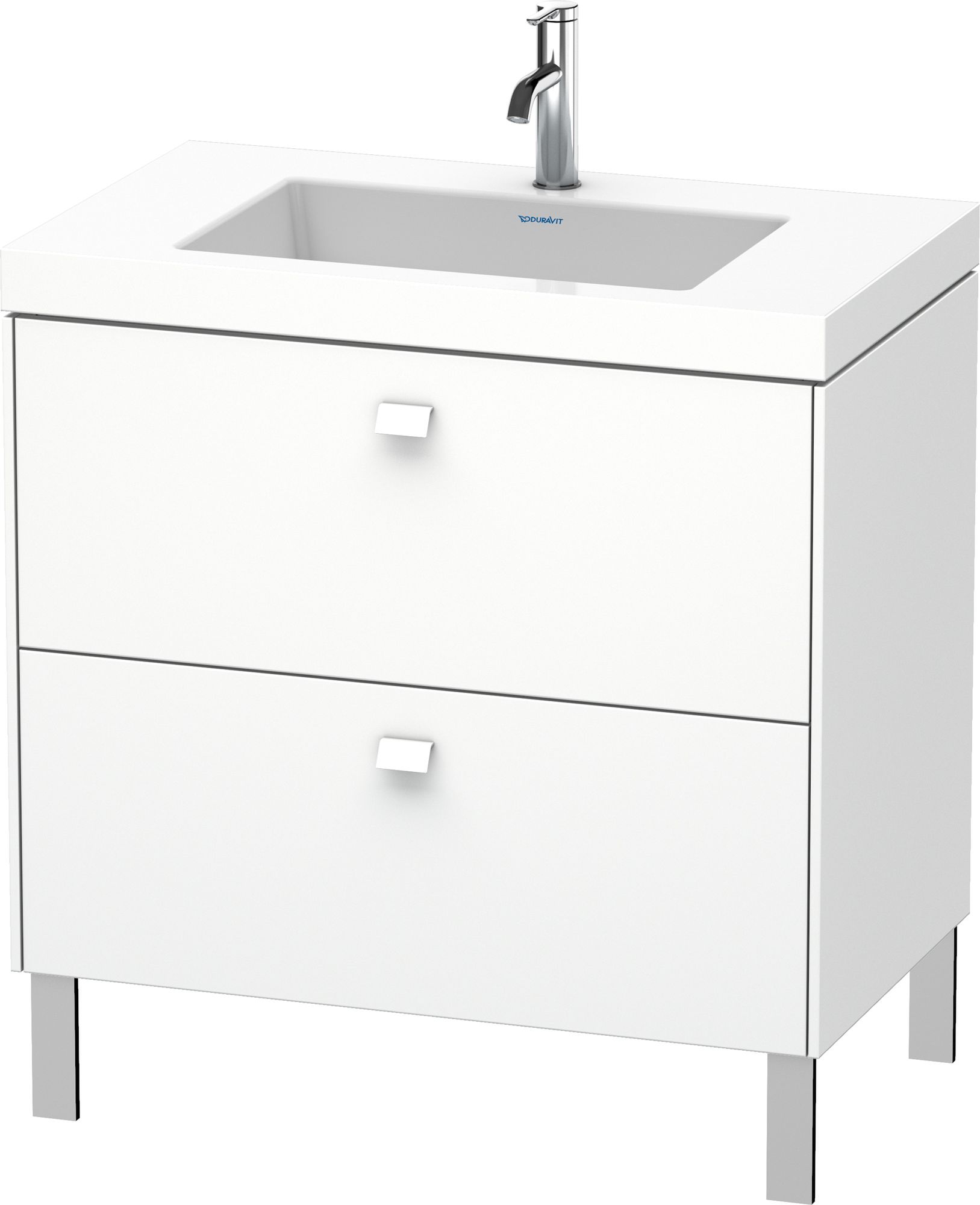 Duravit Brioso umývadlo so skrinkou 80 cm biela BR4701O1818