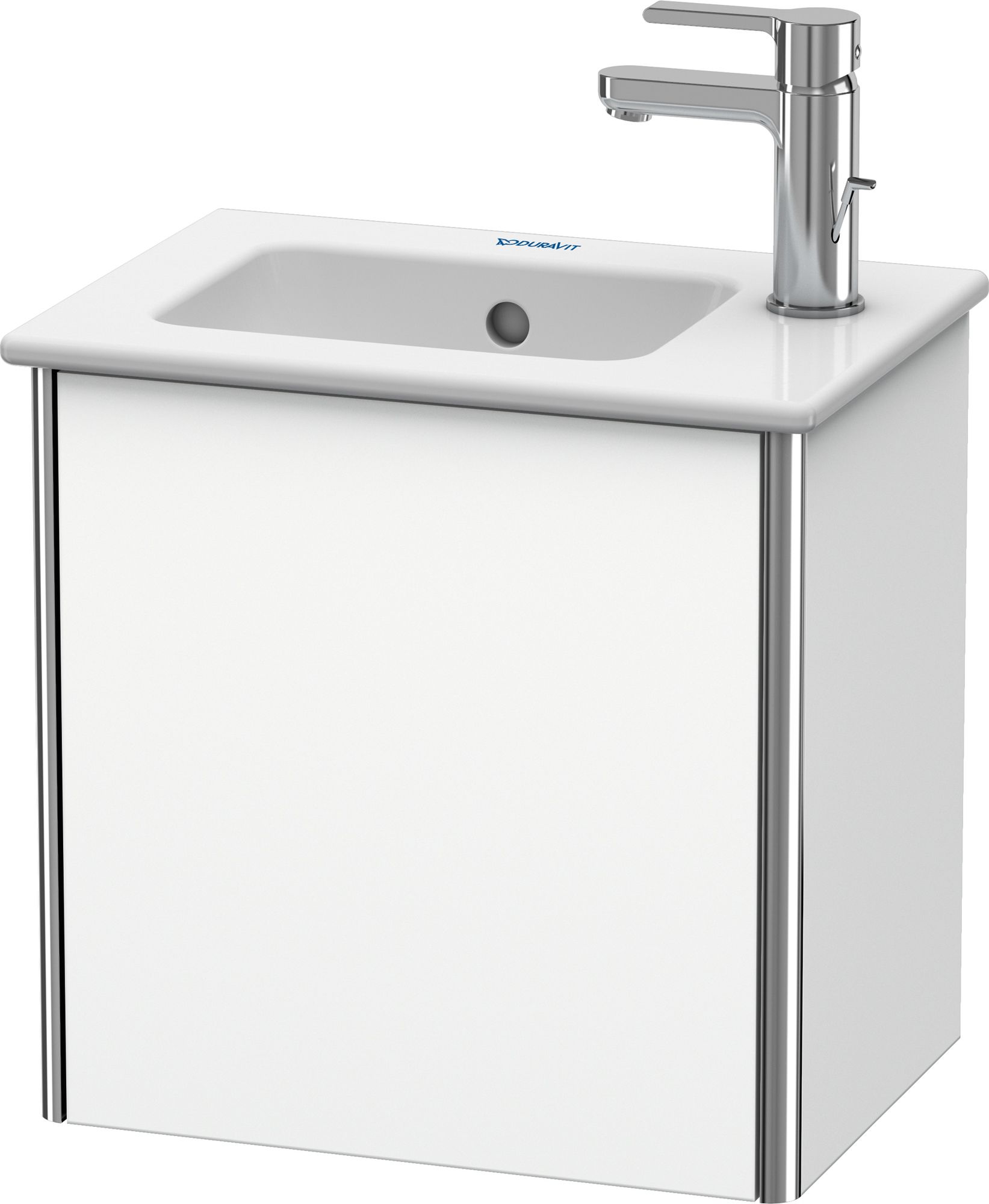 Duravit XSquare skrinka 41x28.9x40 cm závesné pod umývadlo biela XS4170L1818