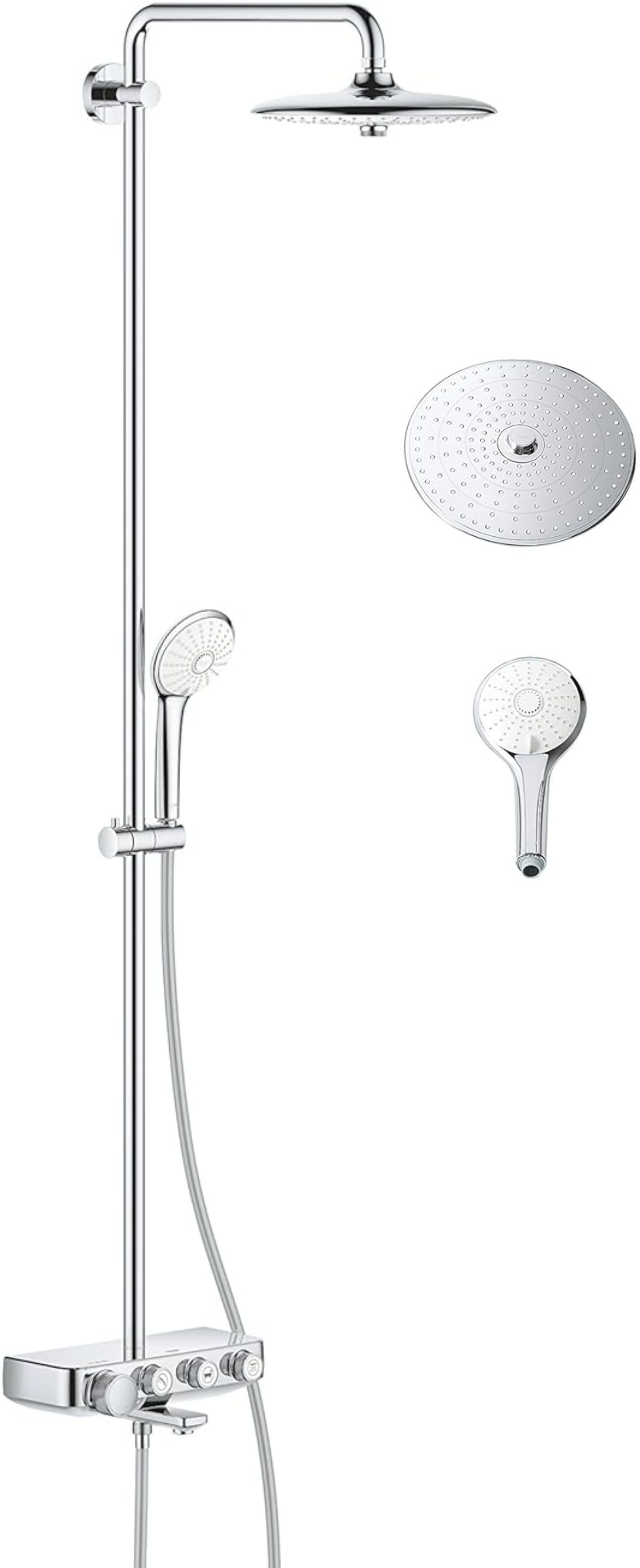 Grohe Euphoria sprchová súprava nástenná s termostatom áno StarLight Chrome 26510000