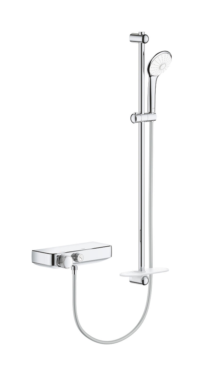 Grohe Grohtherm SmartControl sprchová súprava nástenná s termostatom StarLight Chrome 34721000