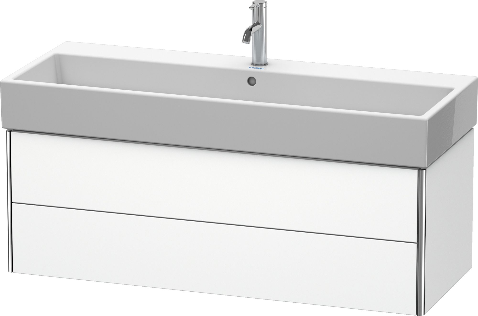 Duravit XSquare skrinka 118.4x46x39.7 cm závesné pod umývadlo biela XS419701818