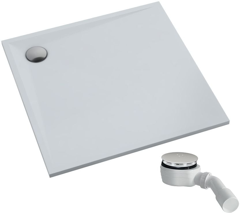 Schedpol Etrusco štvorcová sprchová vanička 90x90 cm biela 3.461