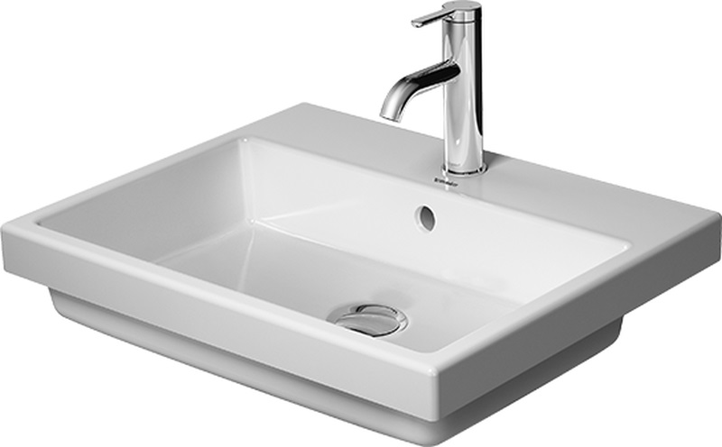 Duravit Vero Air umývadlo 55x45.5 cm obdĺžnik vstavané umývadlo biela lesklá 0383550000