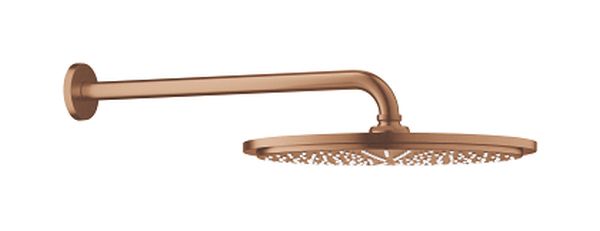 Grohe Rainshower horná sprcha so sprchovacím ramenom 31x31 cm okrúhly Brushed Warm Sunset 26066DL0