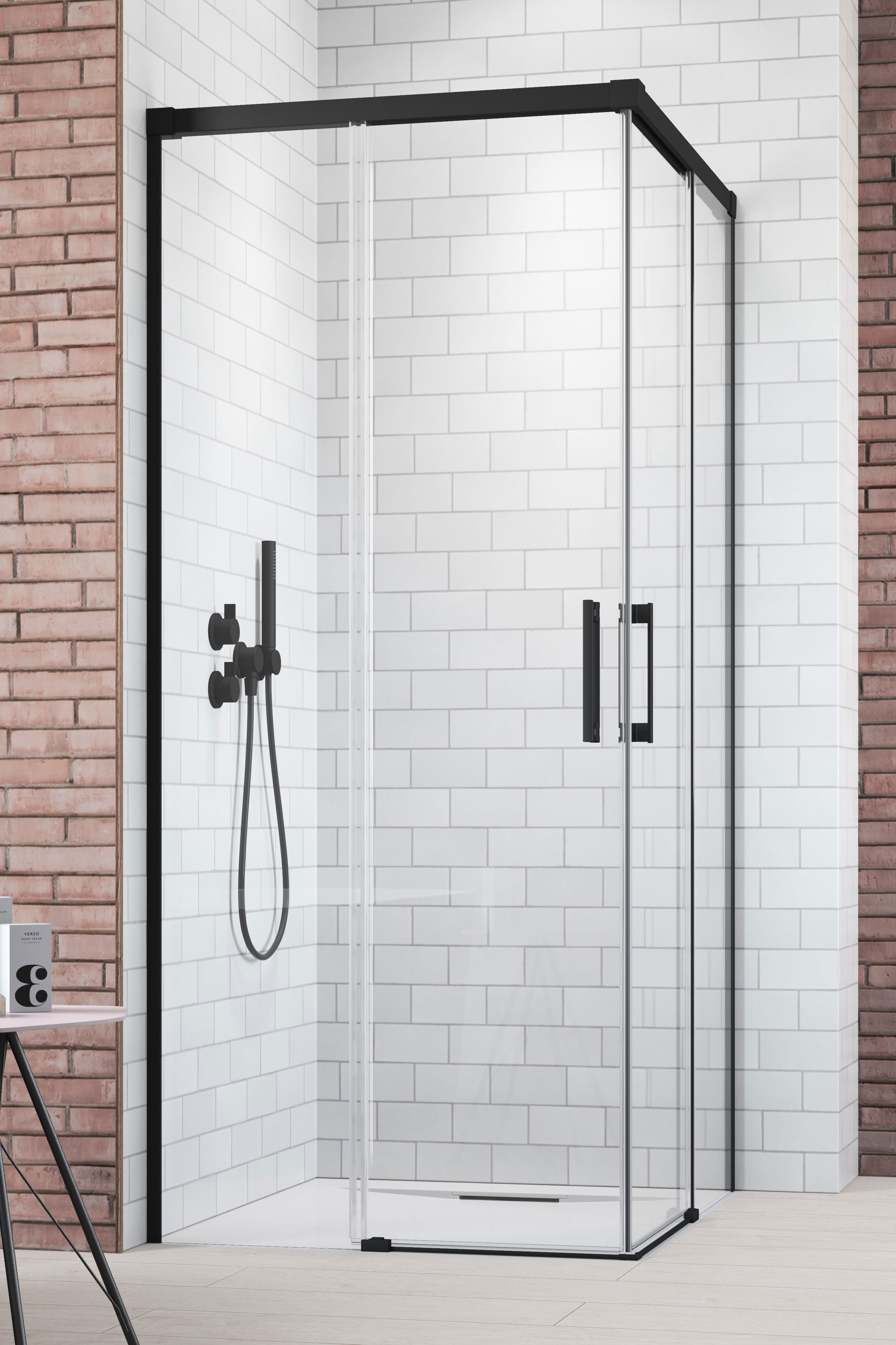 Radaway Idea Black KDD sprchové dvere 110 cm posuvné 387063-54-01R