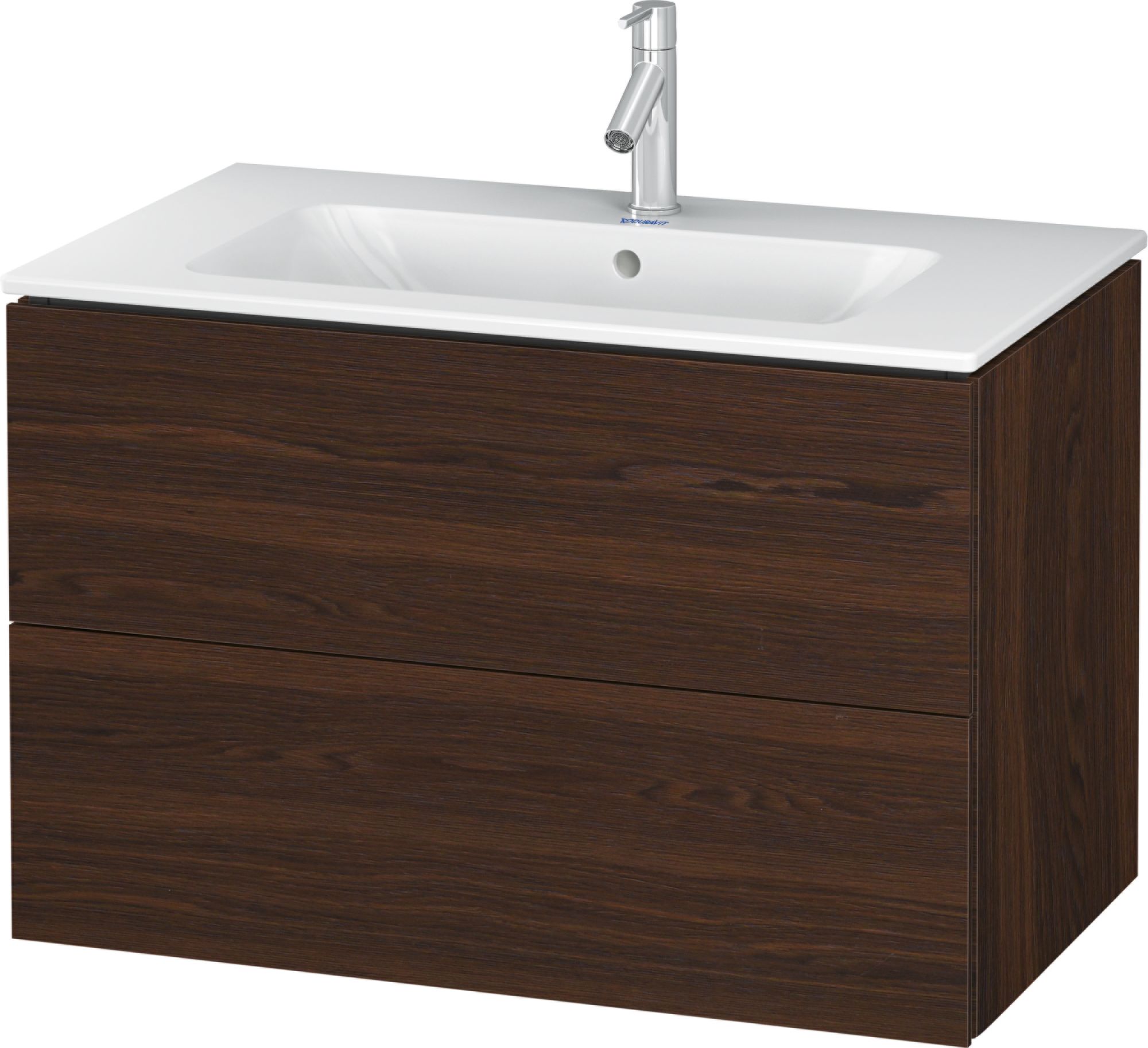 Duravit L-Cube skrinka 82x48.1x55 cm závesné pod umývadlo orech LC624106969