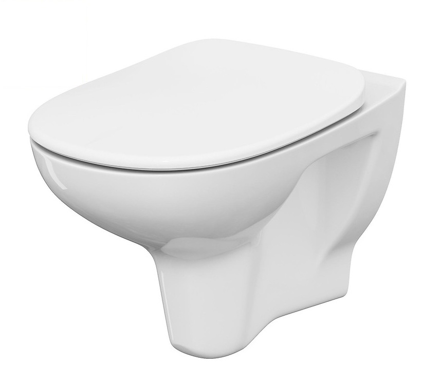 Cersanit Arteco wc misa s pomaly sa sklápajúcim sedadlom závesné bez oplachovacieho kruhu biela S701-180