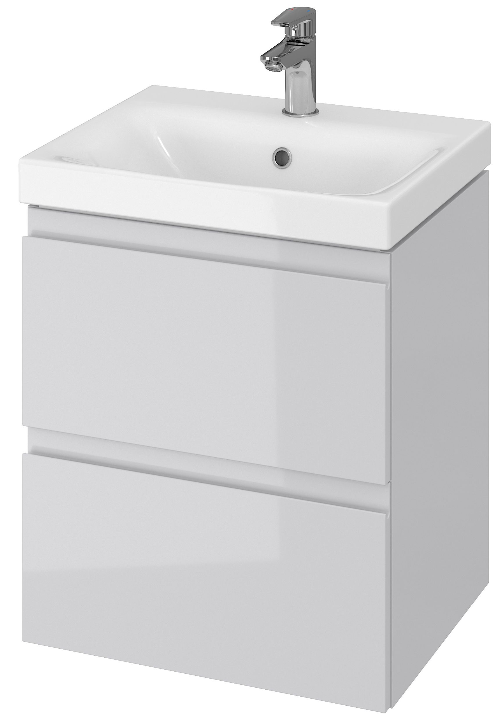 Cersanit Moduo skrinka 49.4x39.7x57 cm závesná kúpeľňová skrinka pod umývadlo sivá S929-011