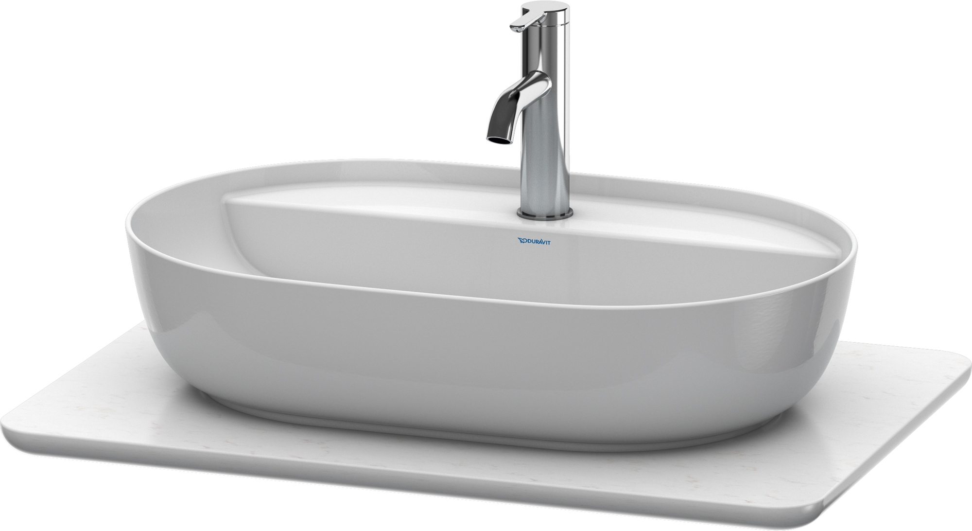 Duravit Luv konzola 68.8x47.5 cm biela LU946501717