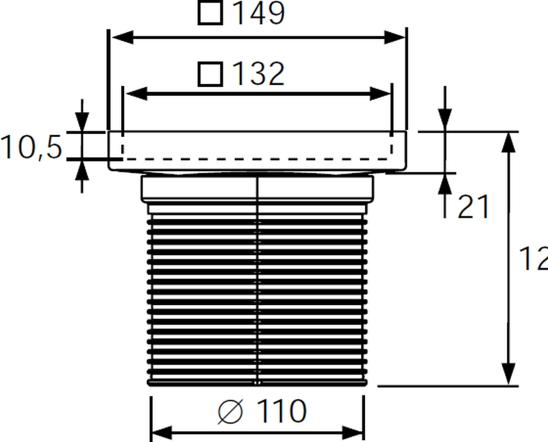 Tece Drainpoint S tesniaci uzáver 3660011