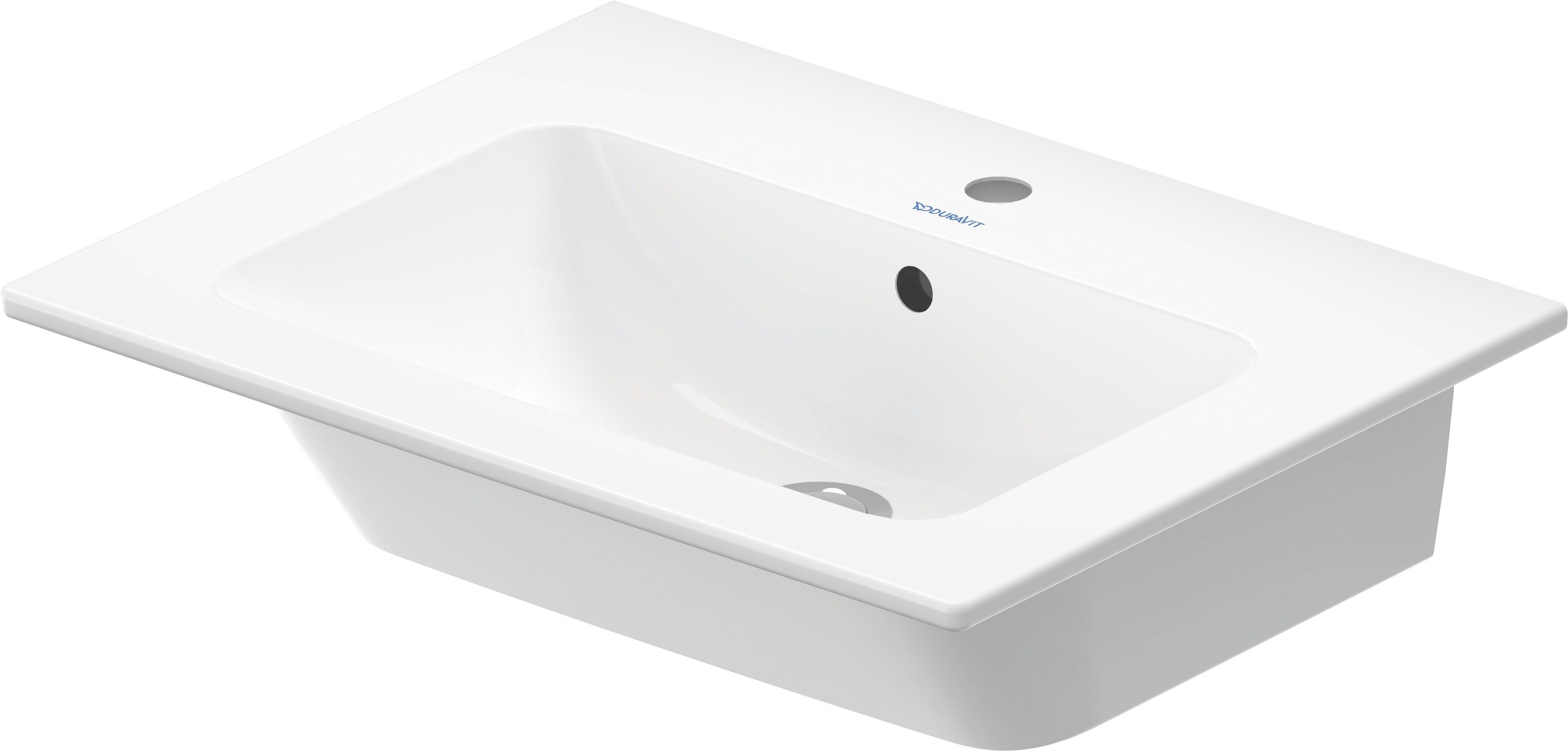 Duravit ME by Starck umývadlo 63x49 cm obdĺžnik klasické umývadlo-umývadlo na nábytok biela 2336630060