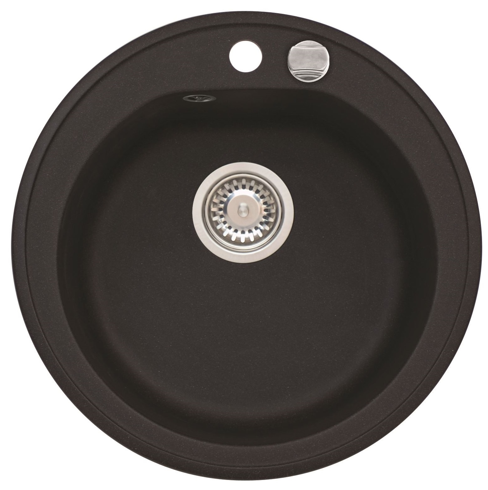 Alveus Niagara granitový drez 51x51 cm čierna 1121191