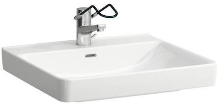 Laufen Pro Liberty umývadlo 60x55 cm obdĺžnik klasické umývadlo pre zdravotne postihnutých biela H8119500001041