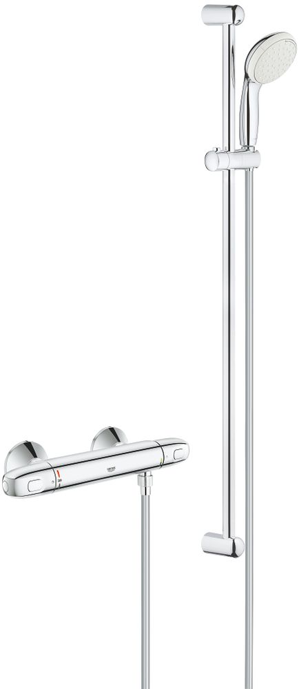 Grohe Grohtherm 1000 sprchová súprava nástenná áno chrómová 34256004