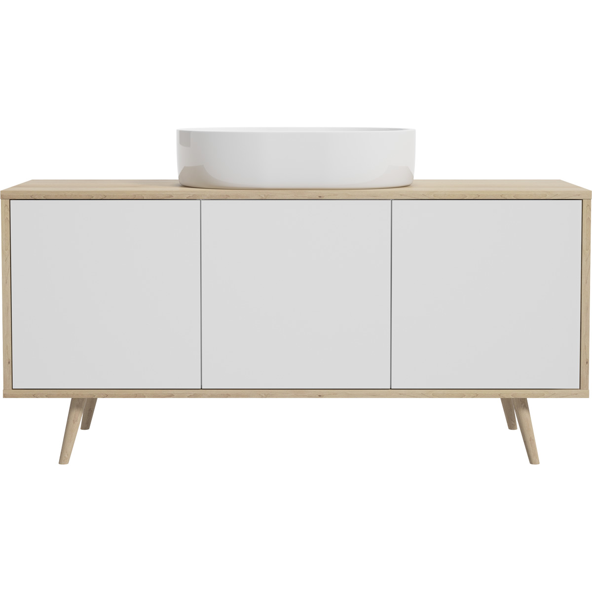 Oltens Hedvig skrinka 140x45x49.7 cm závesné pod umývadlo biela 60201060