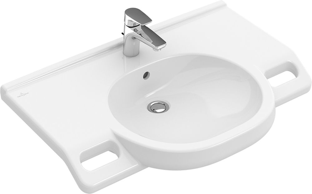 Villeroy & Boch O.Novo Vita umývadlo 80x55 cm klasické umývadlo pre zdravotne postihnutých biela 41208001