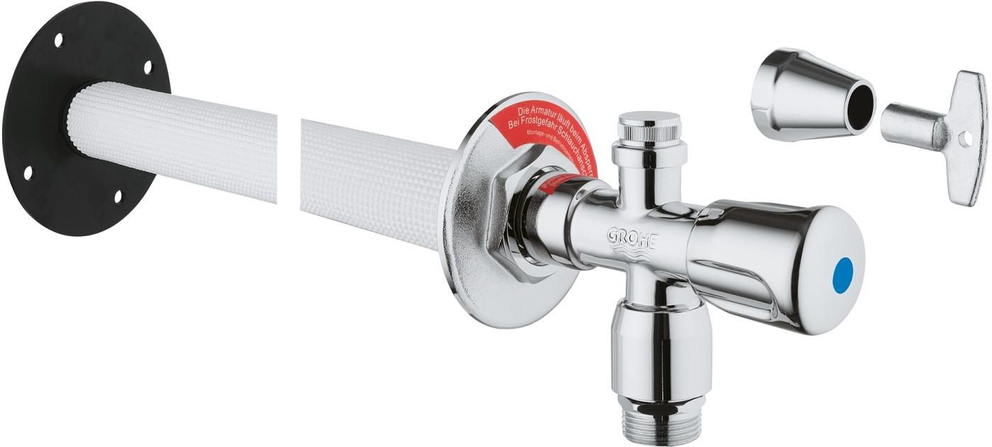 Grohe Eurotec nástenný ventil StarLight Chrome 41206000