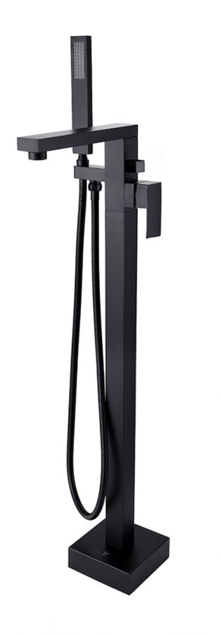 Besco Varium vaňová/sprchová batéria voľne stojaca čierna BW-V-CZ