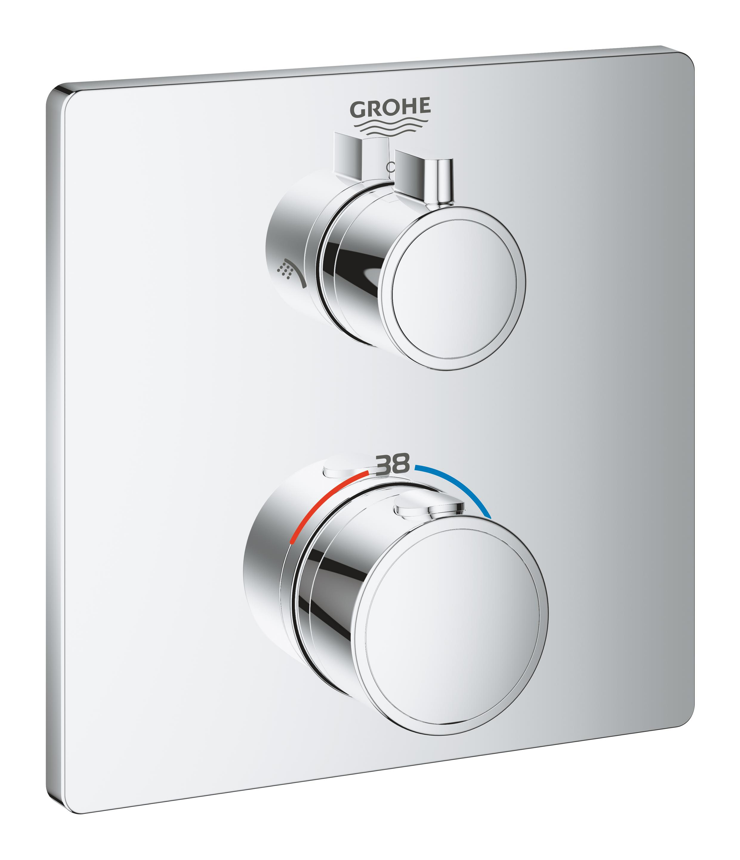 Grohe Grohtherm vaňová/sprchová batéria podomietková áno chrómová 24079000