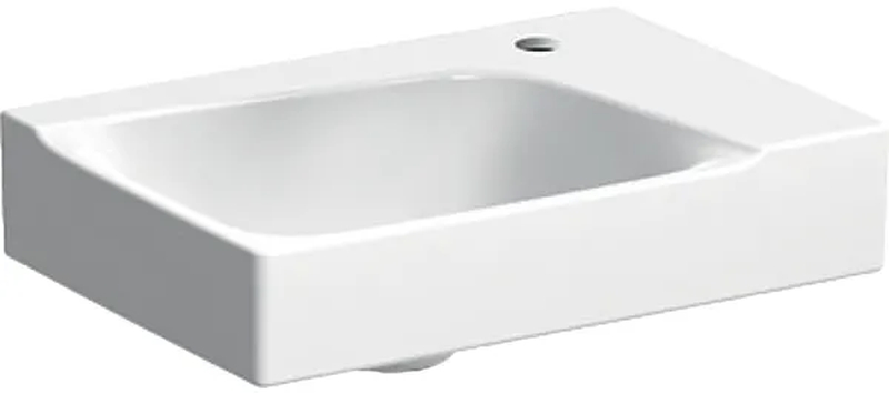 Geberit Xeno2 umývadlo 40x28 cm obdĺžnik klasické umývadlo-umývadlo na nábytok biela 500.529.01.1